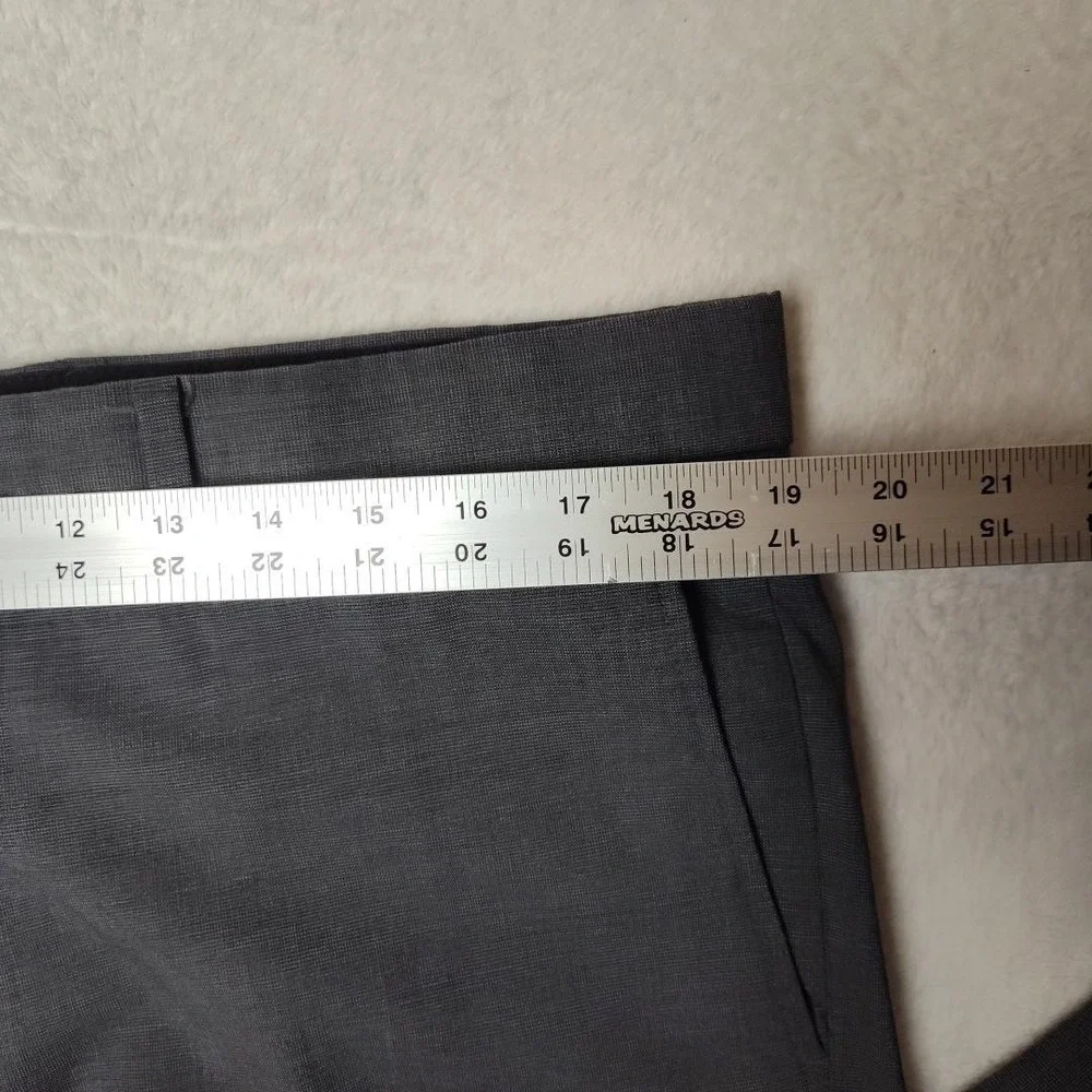 Banana‎ Republic Pants Mens 36x34 Gray Slim Wool Spandex Marzotto Dress Slacks